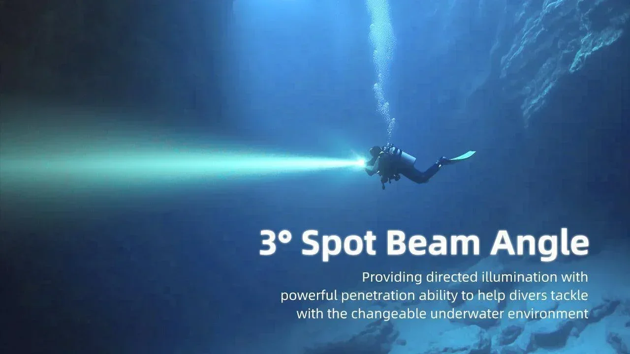 DL30 - 1100 lumens (100m Depth Diving Light) - Image 12