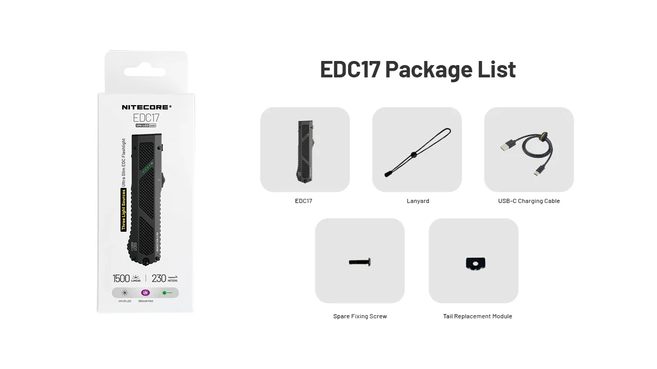 EDC17 - 1500 lumens (UV+Green Laser) - Image 24