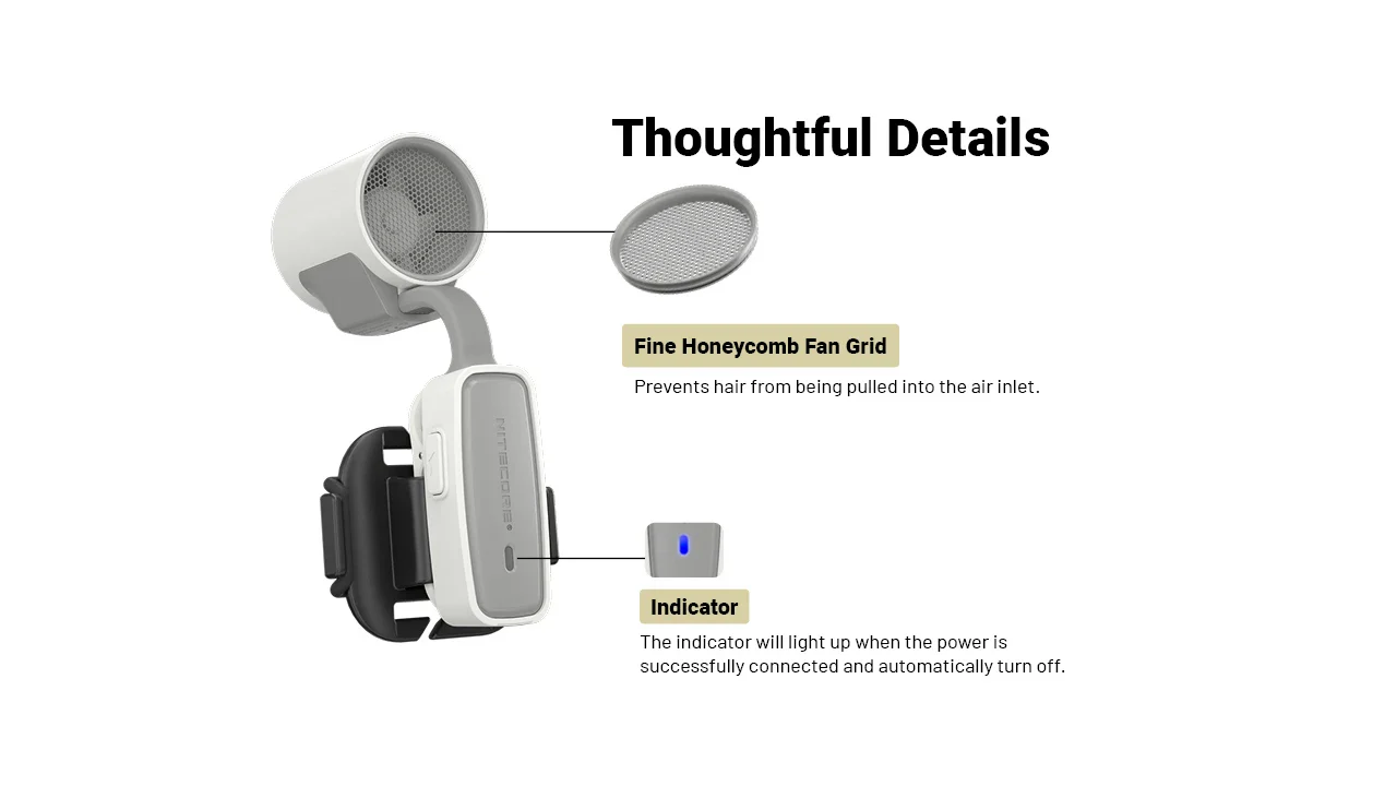 NCF20 - Lightweight Outdoor Clip-on Fan - Image 19