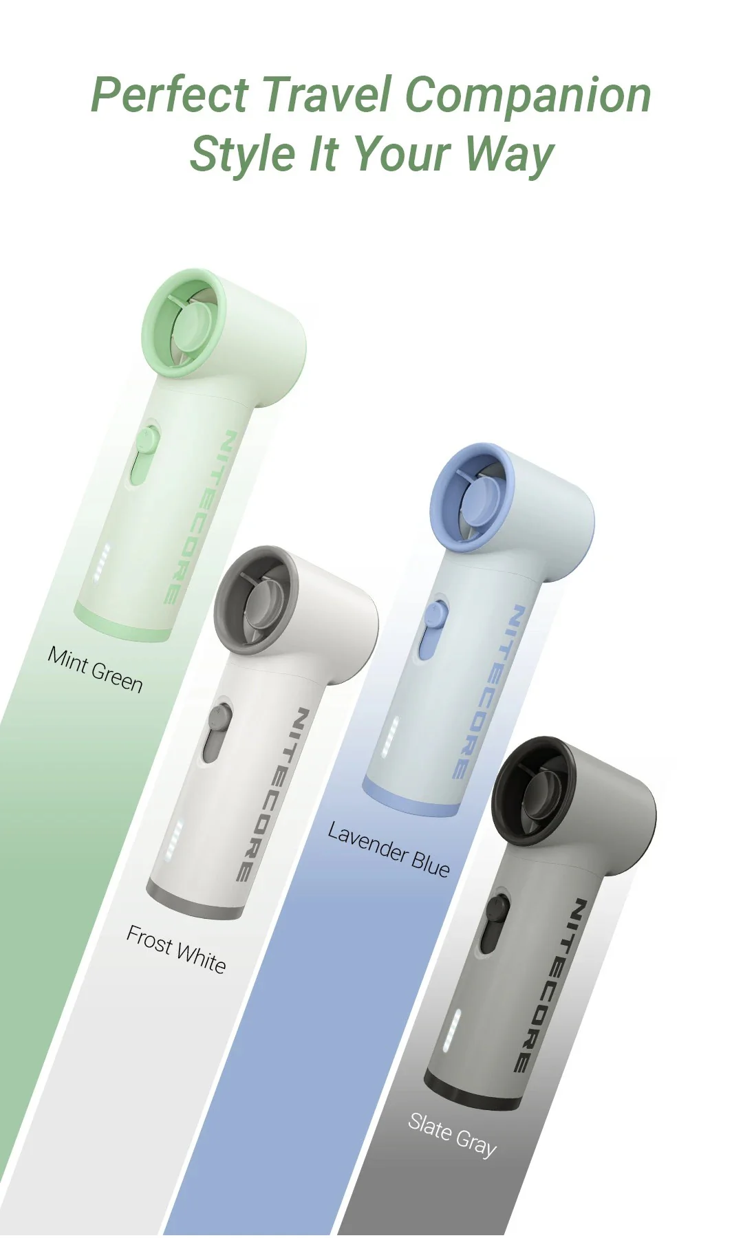 NEF01 LITE - Mini Handheld Fan (2,600mAh) - Image 23