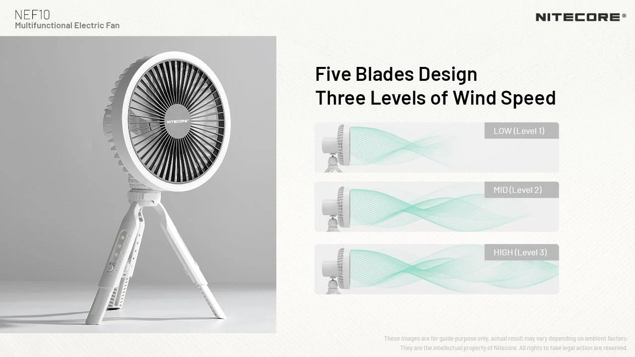 NEF10 - LED Fan (10,000mAh) - Image 5