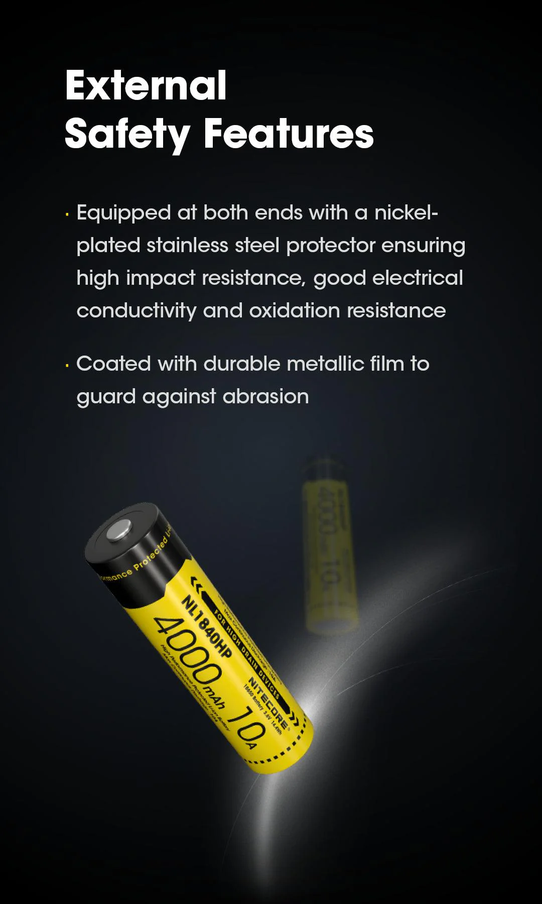 NL1840HP (18650 - 4000mAh - 10A) - Image 7