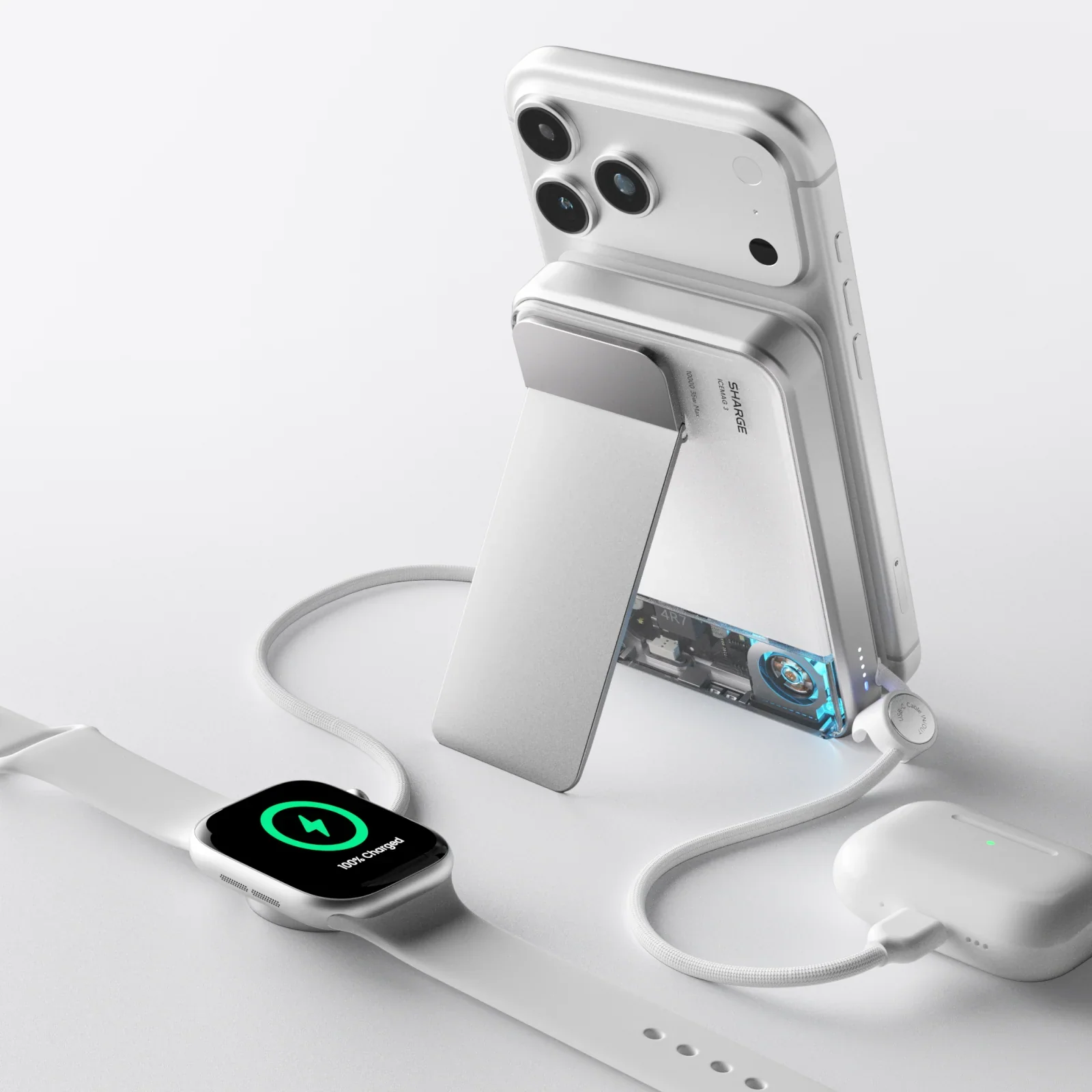 Sharge ICEMAG 3 (10,000mAh 3A 35W Qi2 Wireless) - Image 9