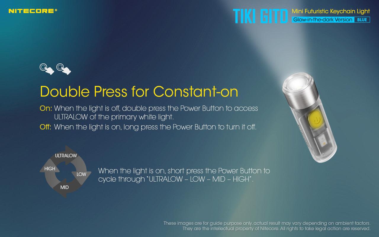 TIKI (BLUE Glow In The Dark) - 300 lumens - Image 17