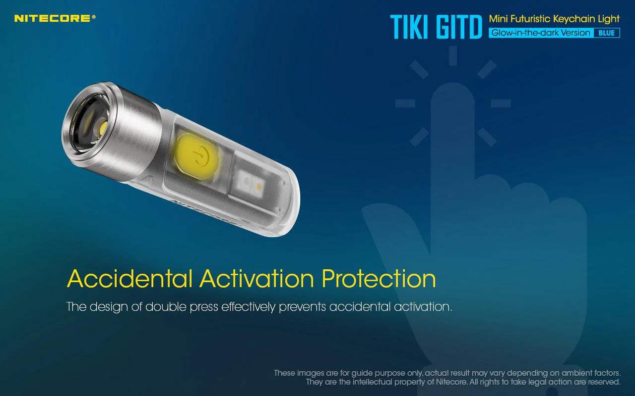 TIKI (BLUE Glow In The Dark) - 300 lumens - Image 18