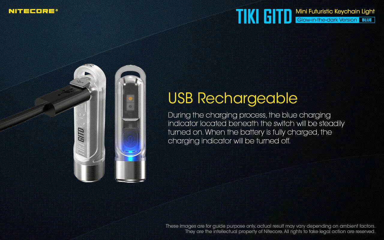 TIKI (BLUE Glow In The Dark) - 300 lumens - Image 22