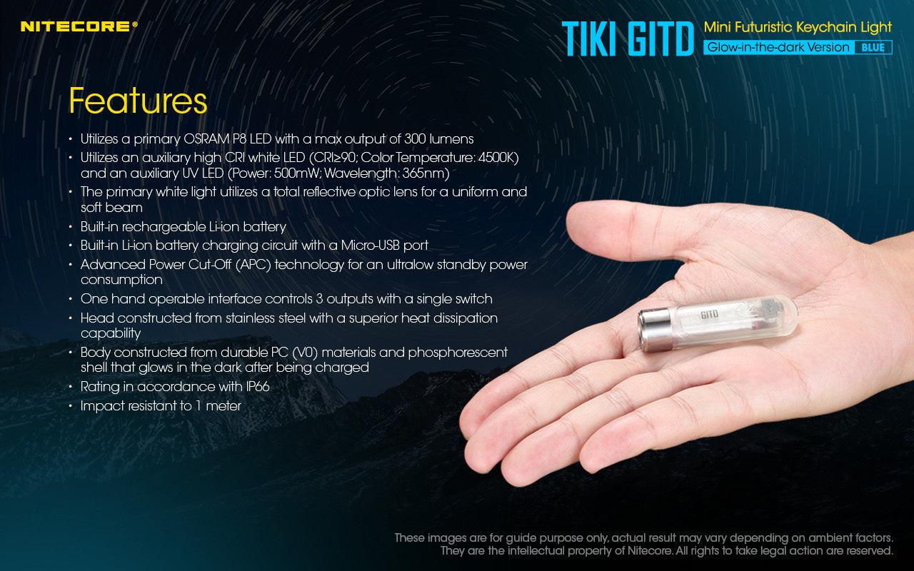 TIKI (BLUE Glow In The Dark) - 300 lumens - Image 29