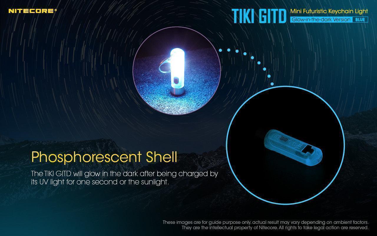 TIKI (BLUE Glow In The Dark) - 300 lumens - Image 8
