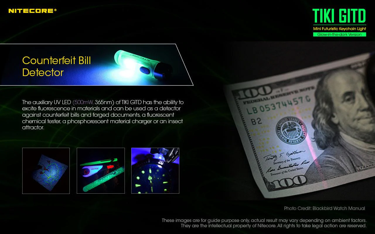TIKI (GREEN Glow In The Dark) - 300 lumens - Image 15