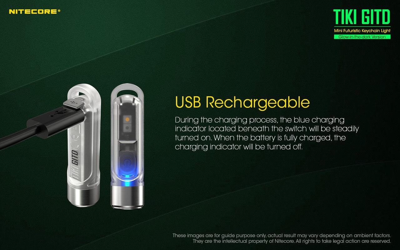 TIKI (GREEN Glow In The Dark) - 300 lumens - Image 22