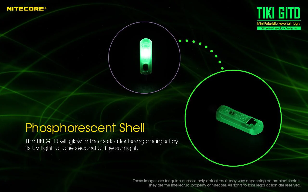 TIKI (GREEN Glow In The Dark) - 300 lumens - Image 8